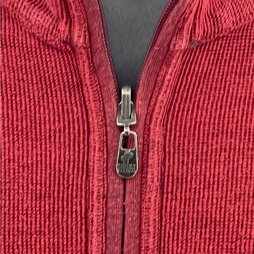 Tommy Bahama Jeans Reversible Red 1/4 Zip Sweater Mens Size XL *See Measurements - Picture 4 of 11
